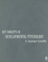Key concepts in developmental psychology /