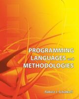 Programming languages and methodologies /
