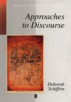 Approaches to discourse /