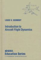 Introduction to aircraft flight dynamics /