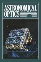 Astronomical optics /