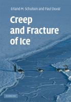 Creep and fracture of ice /