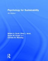 Psychology for sustainability /