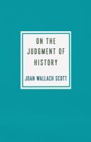 On the judgment of history /