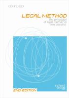 The principles of legal method in New Zealand /