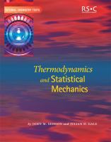 Thermodynamics and statistical mechanics /