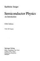 Semiconductor physics : an introduction /