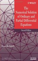 The numerical solution of ordinary and partial differential equations /