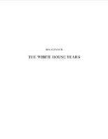 The white house years /