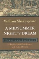 A midsummer night's dream : texts and contexts /