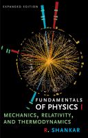 Fundamentals of physics I : mechanics, relativity, and thermodynamics /