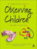 Observing children : a practical guide /