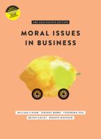 Moral issues in business /