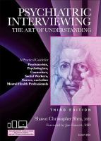 Psychiatric interviewing : the art of understanding /