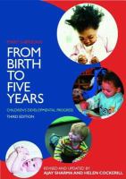 From birth to five years children's developmental progress /