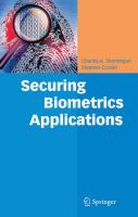 Securing biometrics applications