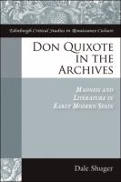 Don Quixote in the archives madness and literature in early modern Spain /