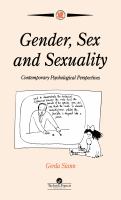 Gender, sex, and sexuality : contemporary psychological perspectives /