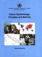 Cancer epidemiology : principles and methods /