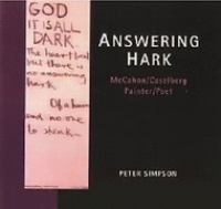 Answering hark : McCahon/ Caselberg, painter/poet /