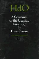 A grammar of the Ugaritic language /