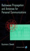 Radiowave propagation and antennas for personal communications /