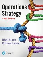 Operations strategy /