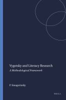 Vygotsky and literacy research : a methodological framework /