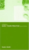 A guide to early years practice /