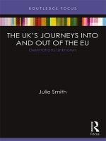 The UK's journeys to and from the EU : destinations unknown /