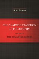 The analytic tradition in philosophy.
