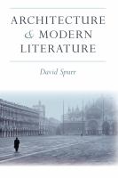 Architecture and Modern Literature