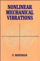 Nonlinear mechanical vibrations /