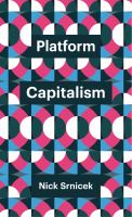 Platform capitalism /