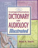 Comprehensive dictionary of audiology, illustrated /