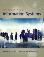 Fundamentals of information systems /