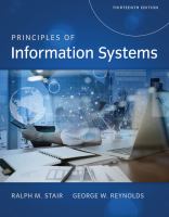 Principles of information systems /