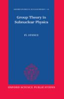 Group theory in subnuclear physics /