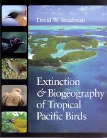 Extinction and biogeography of tropical Pacific birds /