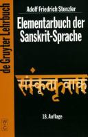 Elementarbuch der Sanskrit-Sprache : Grammatik, Texte, Wörterbuch/