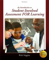 An introduction to student-involved assessment for learning /