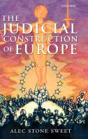 The judicial construction of Europe /
