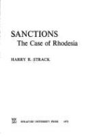 Sanctions : the case of Rhodesia /