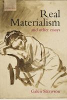 Real materialism and other essays /