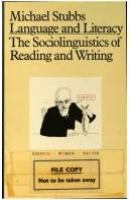 Language and literacy : the sociolinguistics of reading and writing /