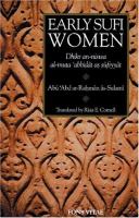 Early Sufi women : Dhikr an-niswa al-mutaʻabbidāt aṣ-Ṣūfiyyāt /