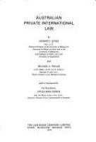 Australian private international law /