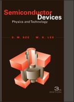Semiconductor devices, physics and technology /