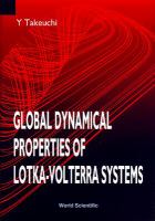 Global dynamical properties of Lotka-Volterra systems /