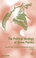 The political ideology of green parties : from the politics of nature to redefining the nature of politics /